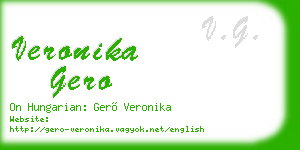 veronika gero business card